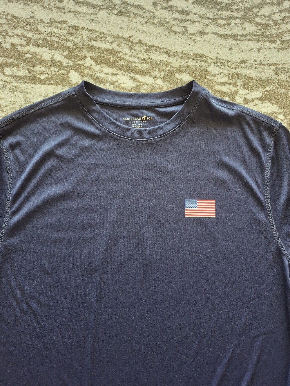 Caribbean Joe Men's Long Sleeve Rashguard Swim Shirt New Size Medium